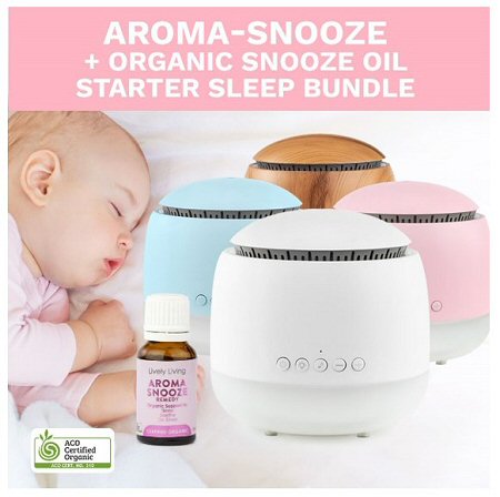 AROMA-SNOOZE SLEEP AID + ORGANIC OIL